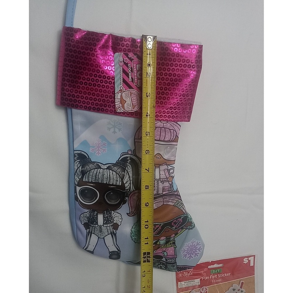 LOL Suprise Dolls Stocking & Stocking Stuffers Christmas Crafts& Santa Ornament - Picture 6 of 13